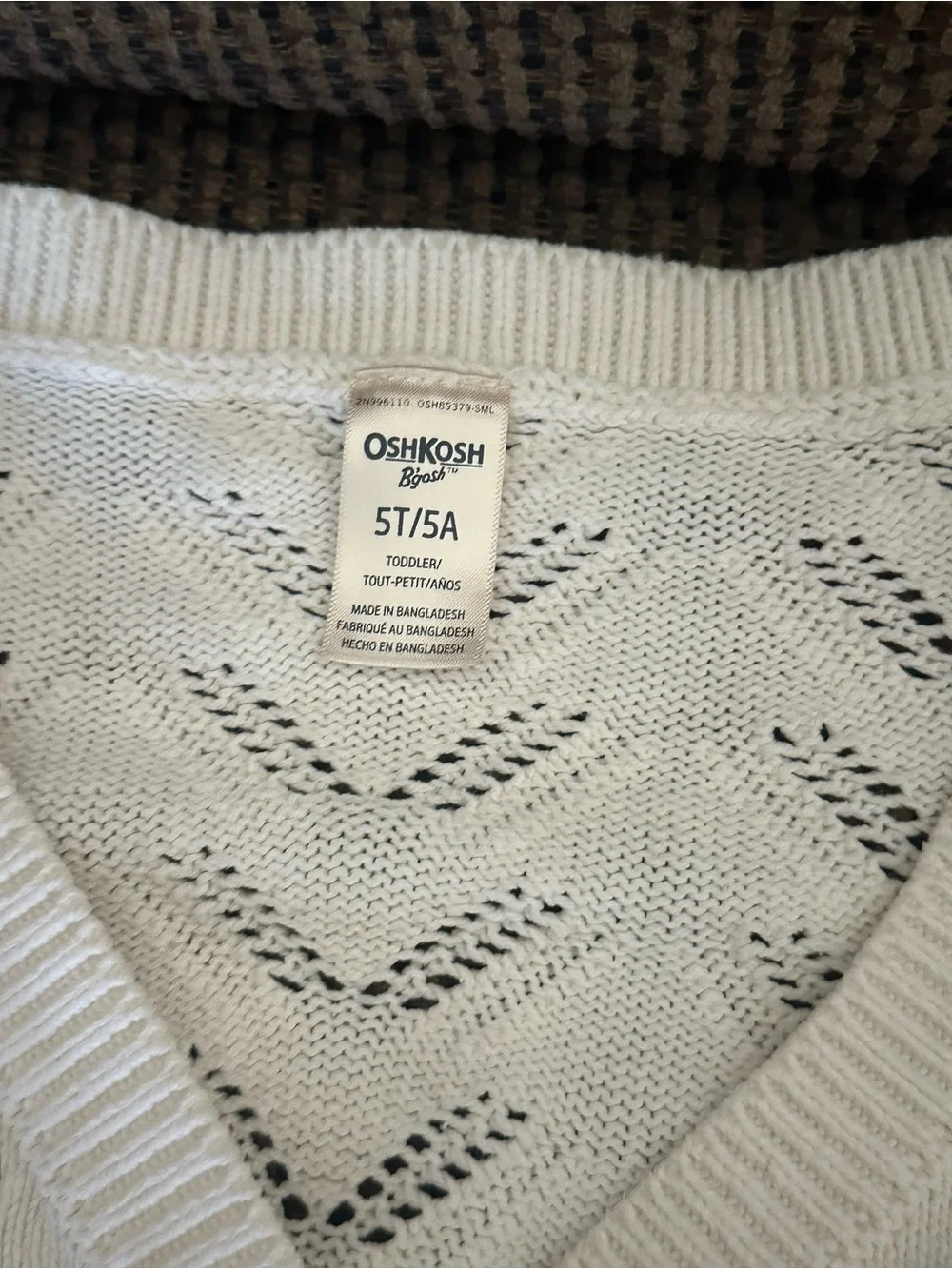 Girls OshKosh B’gosh knit cardigan sweater